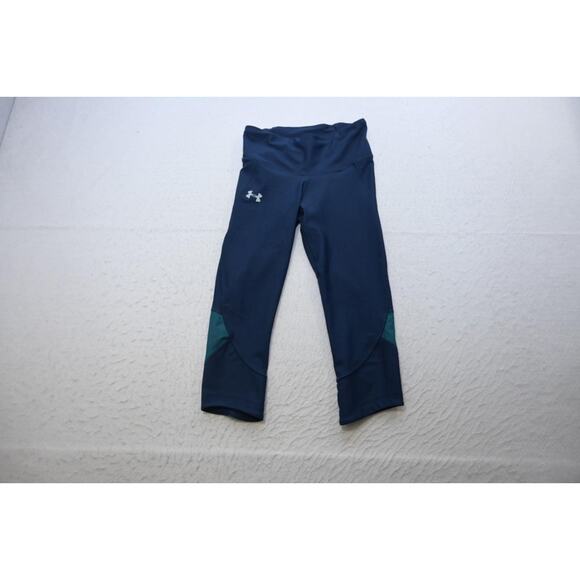 Under Armour Capri Leggings HeatGear Compression Pants Womens Size Small - Picture 1 of 6
